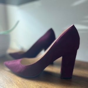Wine Colored Marc Fisher Pumps